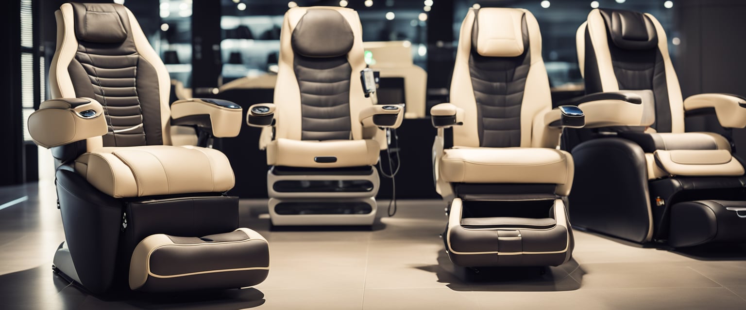 A range of massage chair technologies, varying prices, question of quality